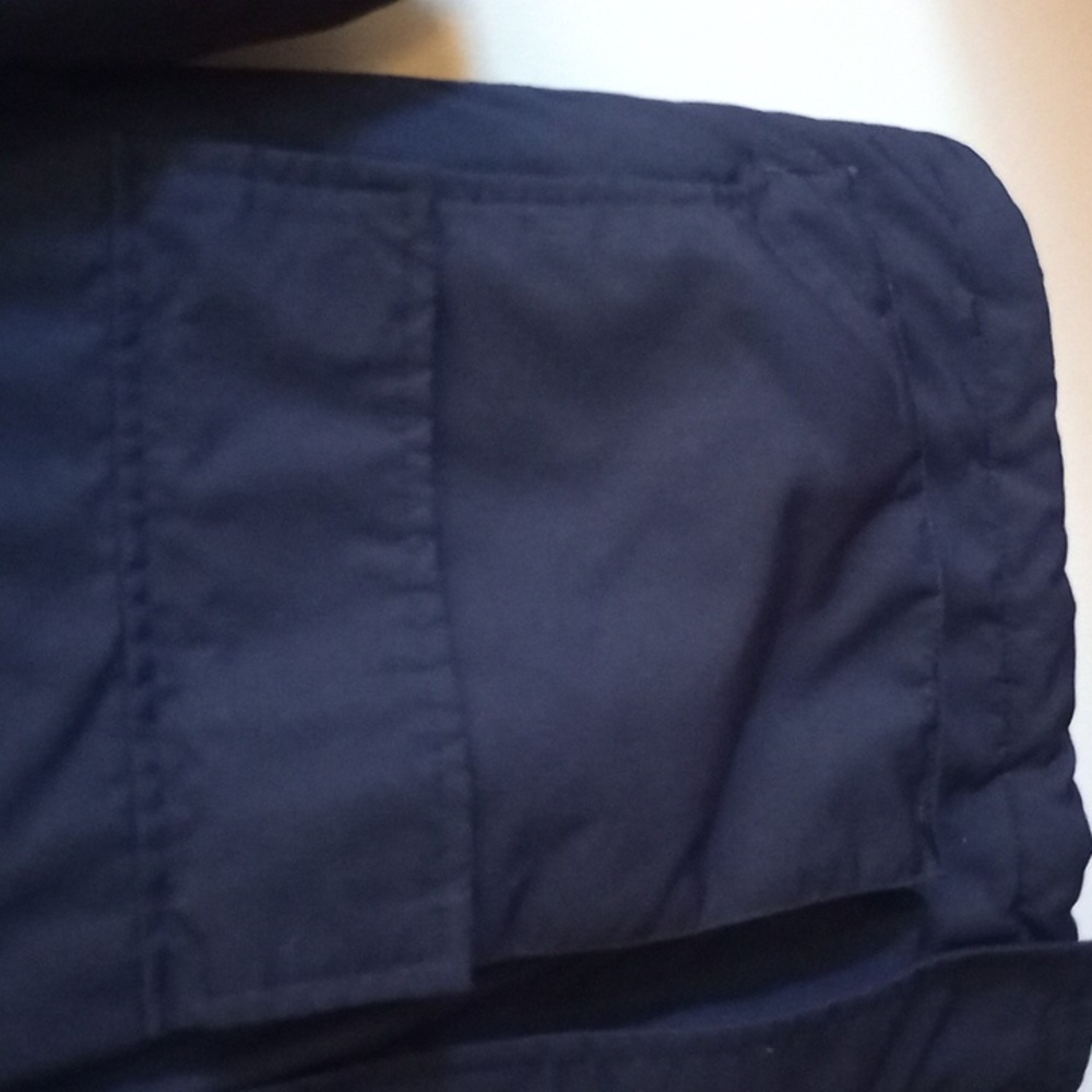 LANDS' END WOMAN'S AIRCORE-200 NAVY PARKA, FLEECE & QUILT LINING, SZ SM 6-8 REG - Picture 7 of 12
